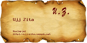 Ujj Zita névjegykártya